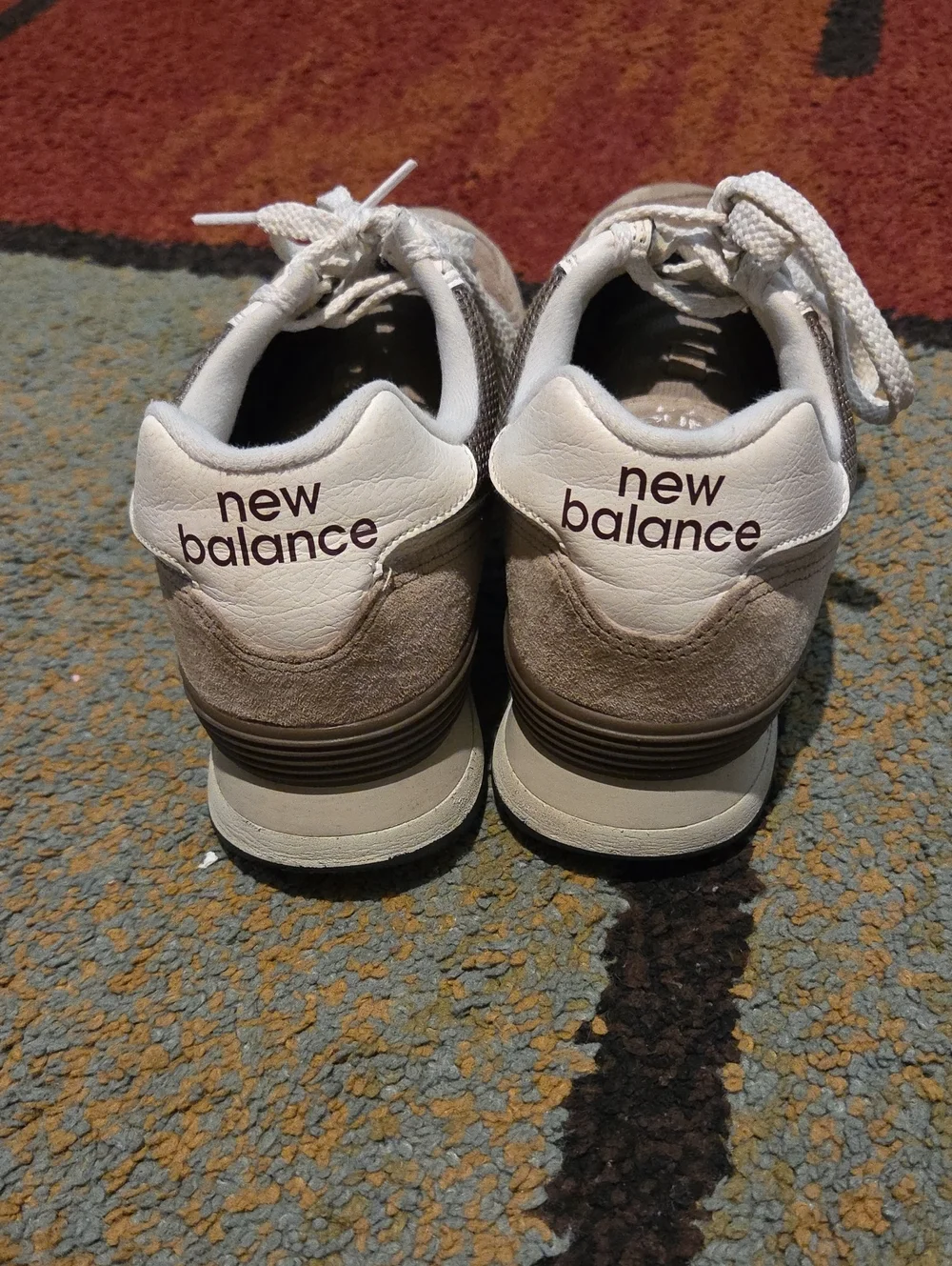 New Balance 574 Brown Womens 9 Shoes - Picture 2 of 5
